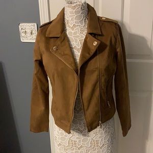 Brown felt jacket